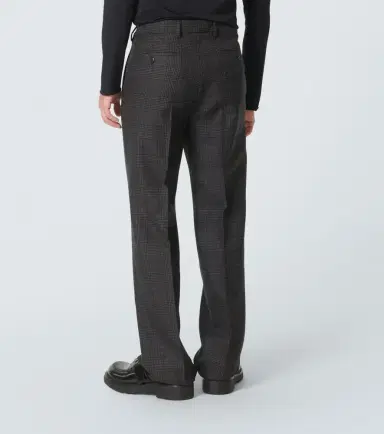 Prada Prince of Wales cropped virgin wool pants | Thumbnail 5 Prada Prince of Wales cropped virgin wool pants | Thumbnail 5