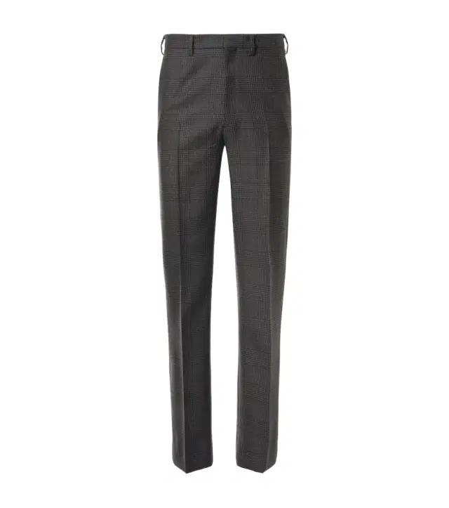 Prince of Wales cropped virgin wool pants