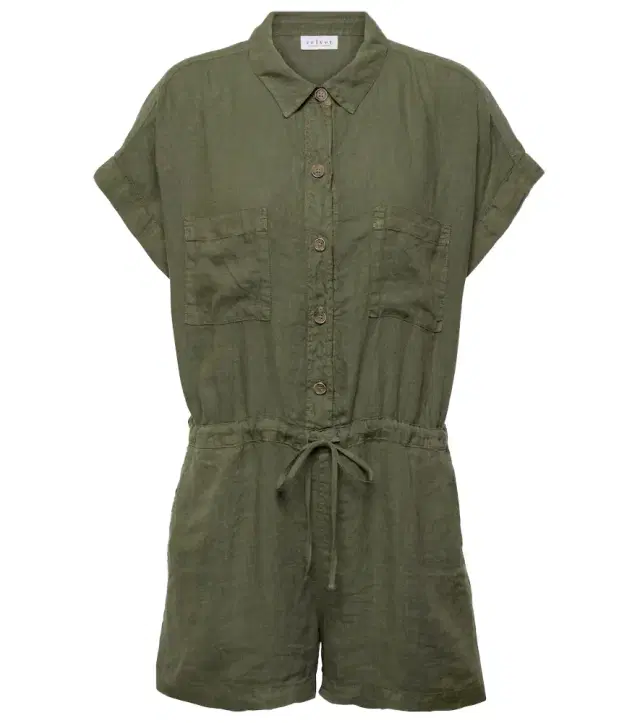 Velvet Clare linen romper