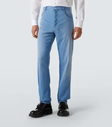 Prada Mid-rise straight jeans | Thumbnail 4