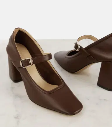 Le Monde Béryl Le Monde Béryl 80 leather Mary Jane pumps | Thumbnail 2