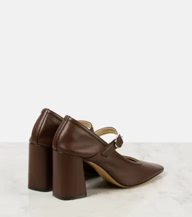 Le Monde Béryl Le Monde Béryl 80 leather Mary Jane pumps | Thumbnail 4
