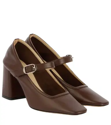 Le Monde Béryl Le Monde Béryl 80 leather Mary Jane pumps | Thumbnail 1