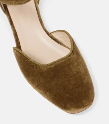 Le Monde Béryl Le Monde Béryl Velvet flats | Thumbnail 4 Le Monde Béryl Le Monde Béryl Velvet flats | Thumbnail 4