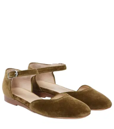 Le Monde Béryl Le Monde Béryl Velvet flats | Thumbnail 1 Le Monde Béryl Le Monde Béryl Velvet flats | Thumbnail 1