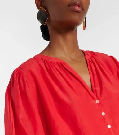 Velvet Mel cotton and silk shirt | Thumbnail 2