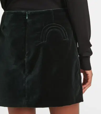 Blaze Milano Blazé Milano Jealousy cotton velvet miniskirt | Thumbnail 2