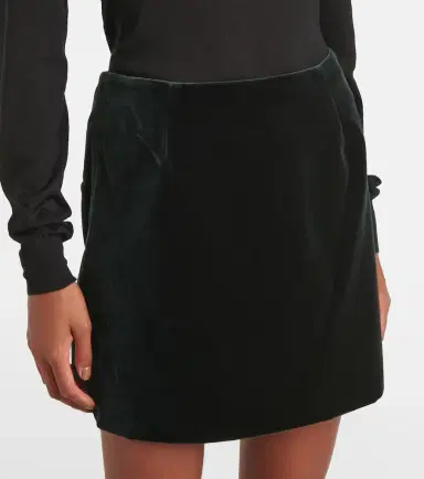 Blaze Milano Blazé Milano Jealousy cotton velvet miniskirt | Thumbnail 3
