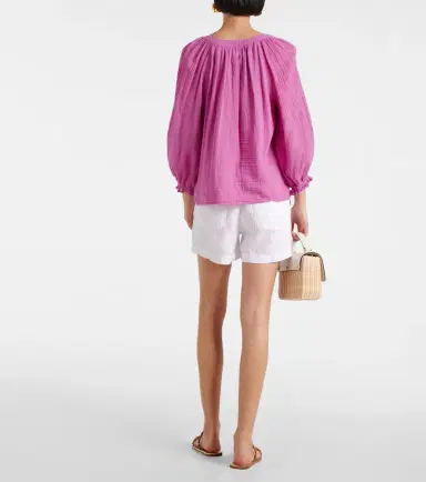 Velvet Denice cotton blouse | Thumbnail 3