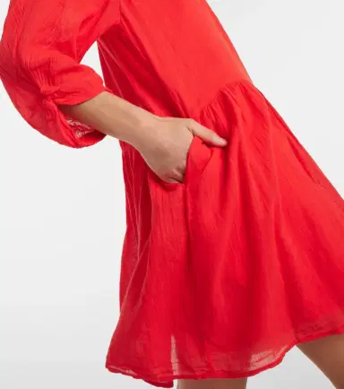 Velvet Sloan cotton minidress | Thumbnail 4