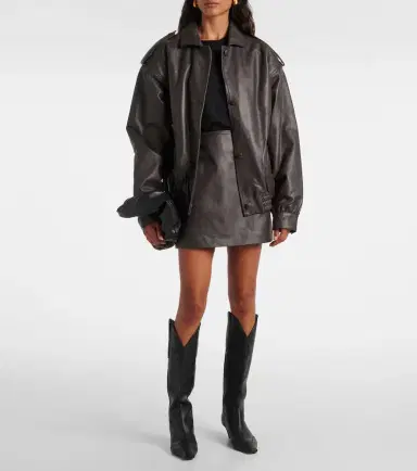 Blazé Milano Blazé Milano Coci leather miniskirt | Thumbnail 5 Blazé Milano Blazé Milano Coci leather miniskirt | Thumbnail 5