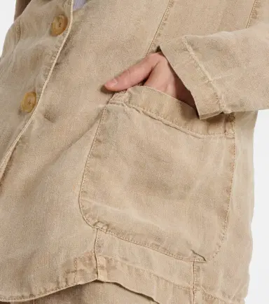 Velvet Lenny linen blazer | Thumbnail 3