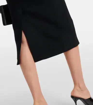 Alessandra Rich Wool midi skirt | Thumbnail 2