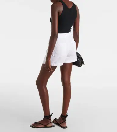 Velvet Fallon linen shorts | Thumbnail 2