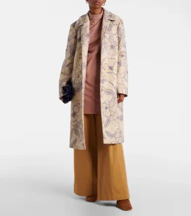 Dries Van Noten Shearling wedge mules | Thumbnail 5
