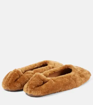 Dries Van Noten Shearling ballet flats | Thumbnail 5