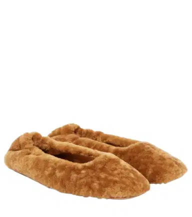 Dries Van Noten Shearling ballet flats | Thumbnail 1