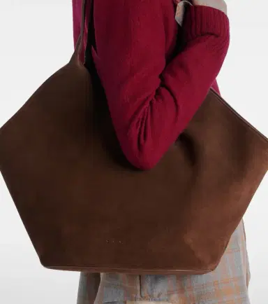 Aesther Ekme Phantom Large suede tote bag | Thumbnail 5