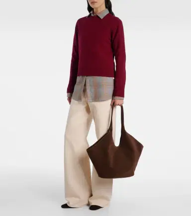 Aesther Ekme Phantom Large suede tote bag | Thumbnail 6