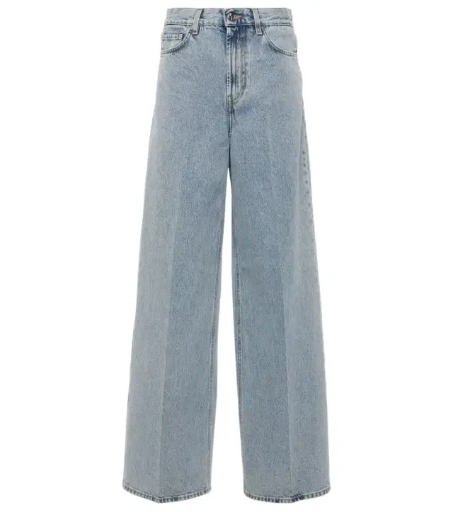 Toteme High-rise wide-leg jeans