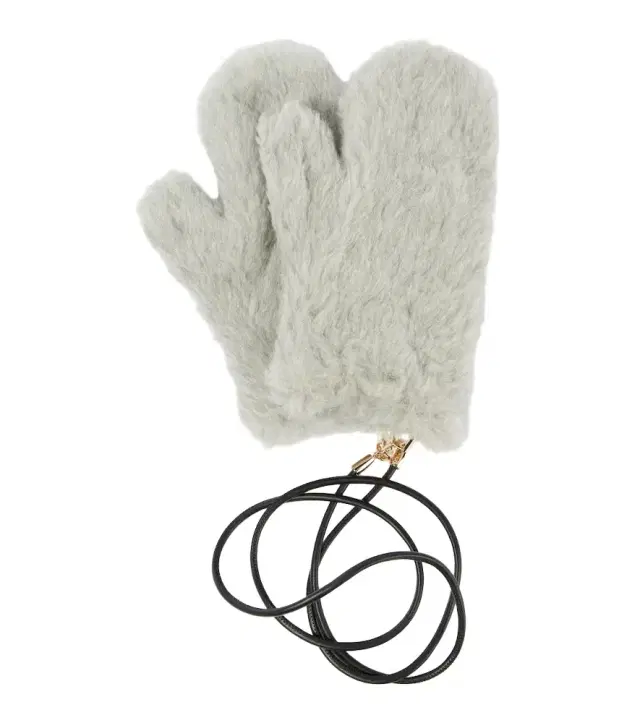 Max Mara Ombrato teddy mittens
