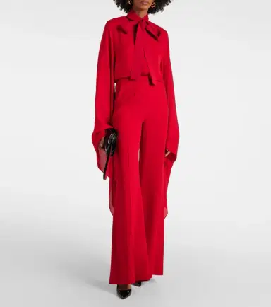 Elie Saab Tie-neck silk blouse | Thumbnail 4