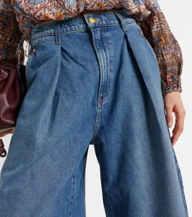 Ulla Johnson April pleated wide-leg jeans | Thumbnail 3