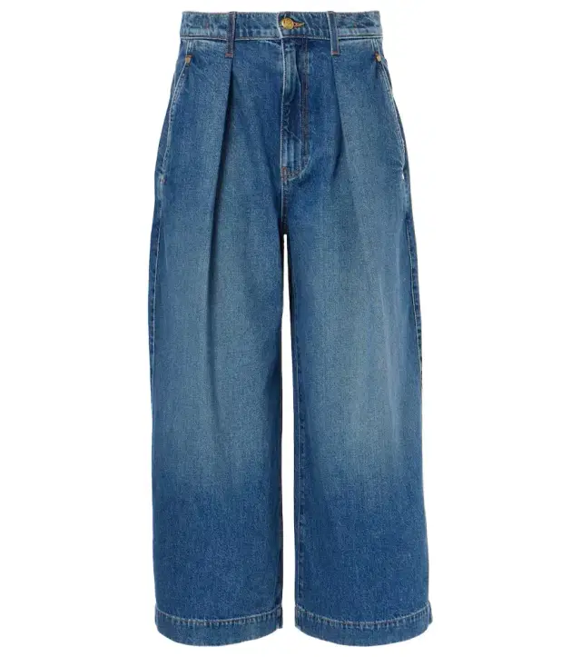 Ulla Johnson April pleated wide-leg jeans