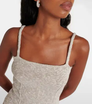 Magda Butrym Knitted linen and cotton bodysuit | Thumbnail 2