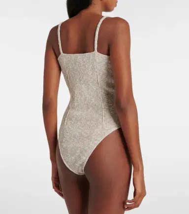 Magda Butrym Knitted linen and cotton bodysuit | Thumbnail 6
