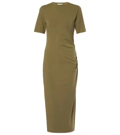 Vince Cotton-blend jersey midi dress | Thumbnail 1
