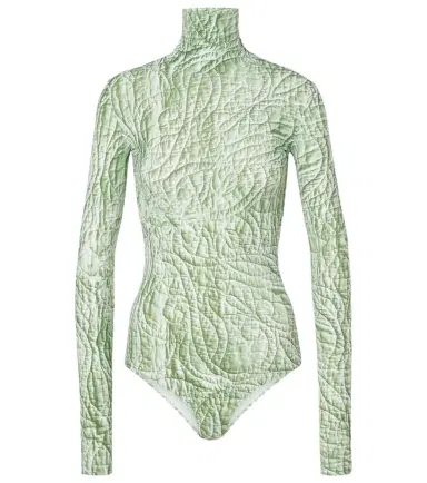 MM6 Maison Margiela Printed jersey bodysuit | Thumbnail 1