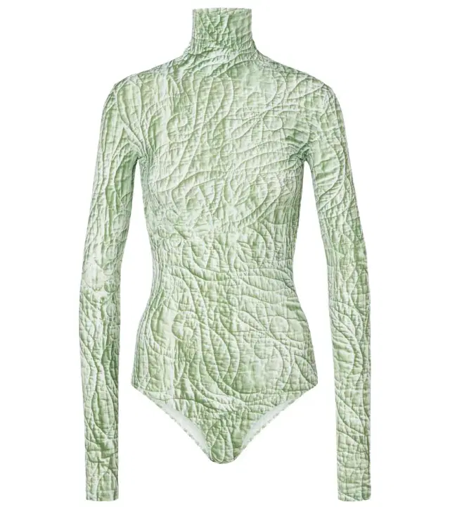 MM6 Maison Margiela Printed jersey bodysuit