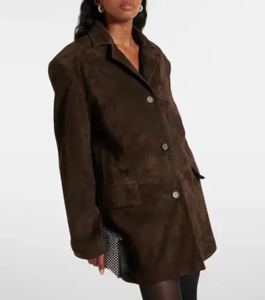 Magda Butrym Oversized suede jacket | Thumbnail 3