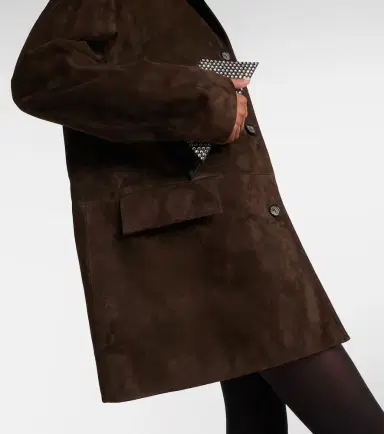 Magda Butrym Oversized suede jacket | Thumbnail 6