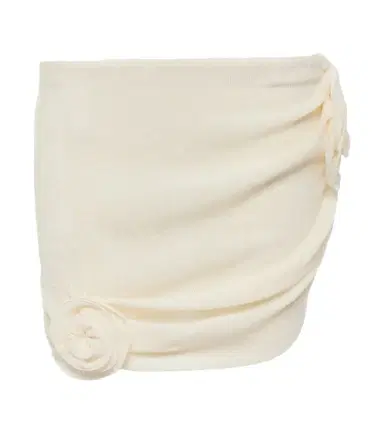 Magda Butrym Floral-appliqué crêpe miniskirt | Thumbnail 1 Magda Butrym Floral-appliqué crêpe miniskirt | Thumbnail 1