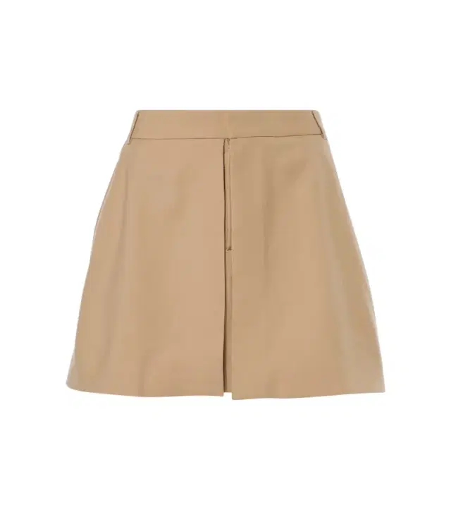 Ami Paris Wool gabardine miniskirt