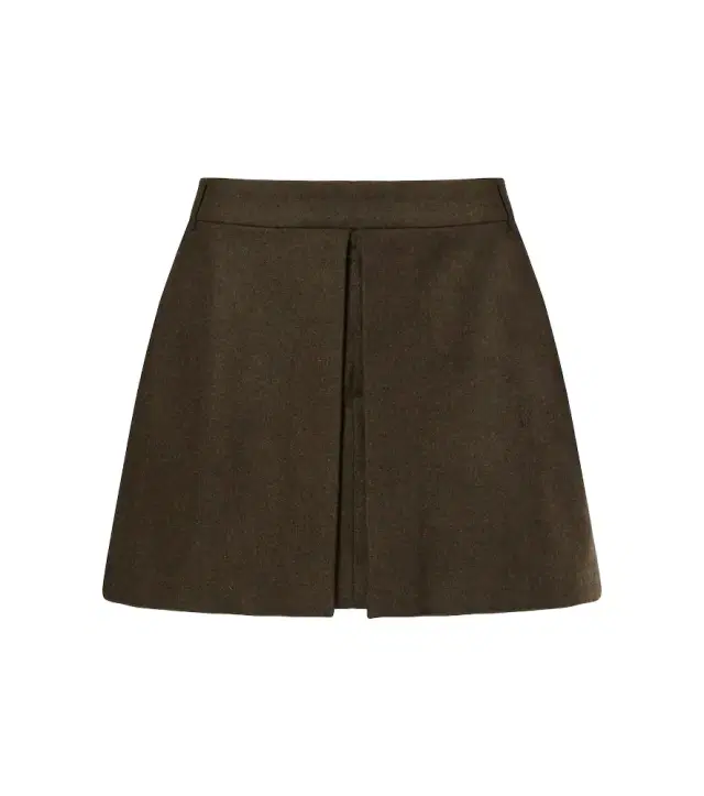 Ami Paris Wool flannel miniskirt