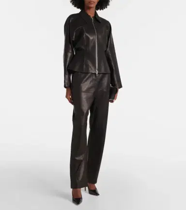 The Sei Leather jacket | Thumbnail 3