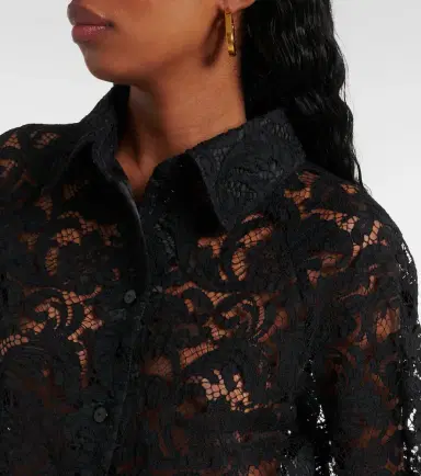 Patou Cropped lace blouse | Thumbnail 3