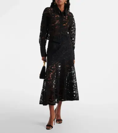 Patou Cropped lace blouse | Thumbnail 5