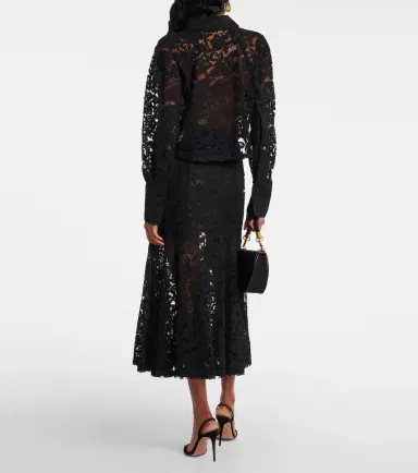 Patou Cropped lace blouse | Thumbnail 6