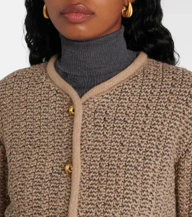 Patou Wool and alpaca cardigan | Thumbnail 4