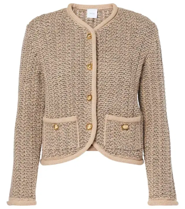 Patou Wool and alpaca cardigan