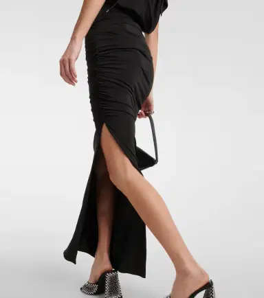 The Attico Ruched draped jersey gown | Thumbnail 6