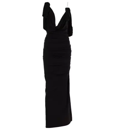 The Attico Ruched draped jersey gown | Thumbnail 1