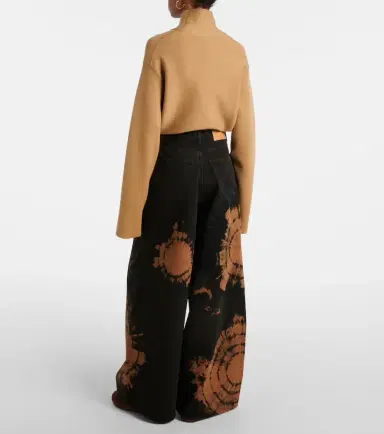 Alanui Printed cotton wide-leg pants | Thumbnail 4 Alanui Printed cotton wide-leg pants | Thumbnail 4