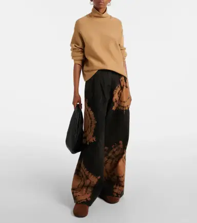 Alanui Printed cotton wide-leg pants | Thumbnail 5 Alanui Printed cotton wide-leg pants | Thumbnail 5