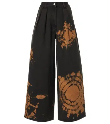 Alanui Printed cotton wide-leg pants | Thumbnail 1 Alanui Printed cotton wide-leg pants | Thumbnail 1