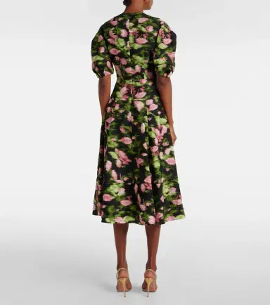 Erdem Floral matelassé midi dress | Thumbnail 5
